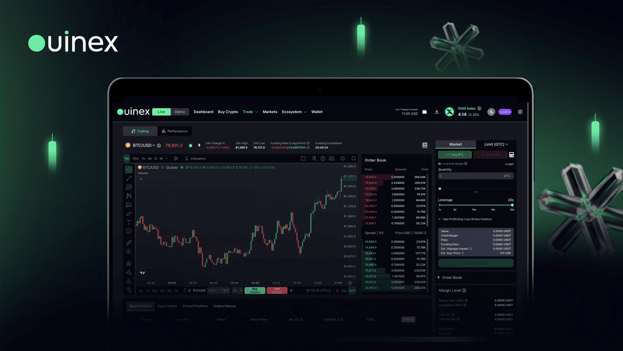 Ouinex Eliminates Commission Fees on TradFi Derivatives, Shifts to Spread-Based Model