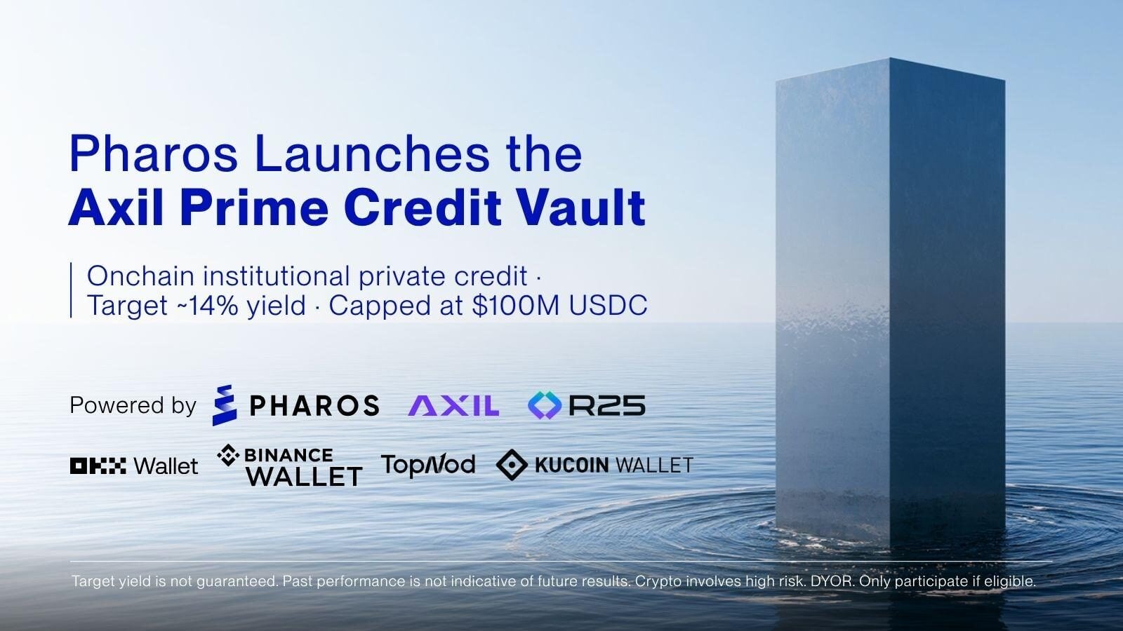 Pharos Launches Onchain Private Credit Vault Targeting 14.3% Yield for Broader Investor Access