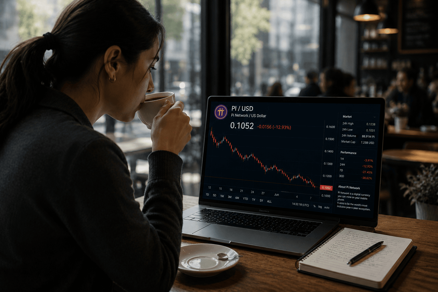 Pi Network Extends Losing Streak to Five Days as $0.10 Support Nears