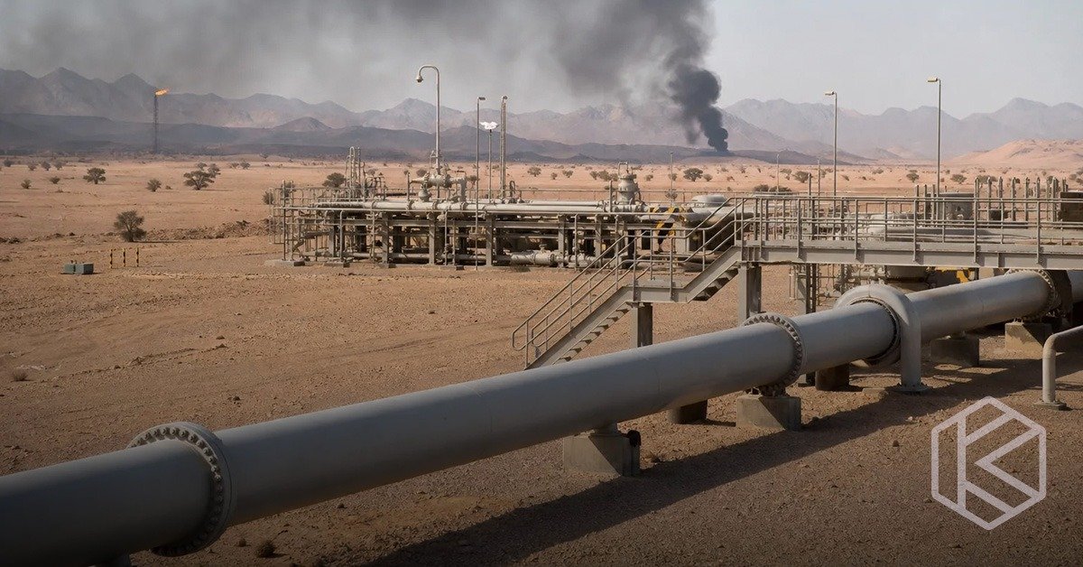 Saudi Pipeline Shutdown Halts 4M Barrels a Day as Brent Tops $108