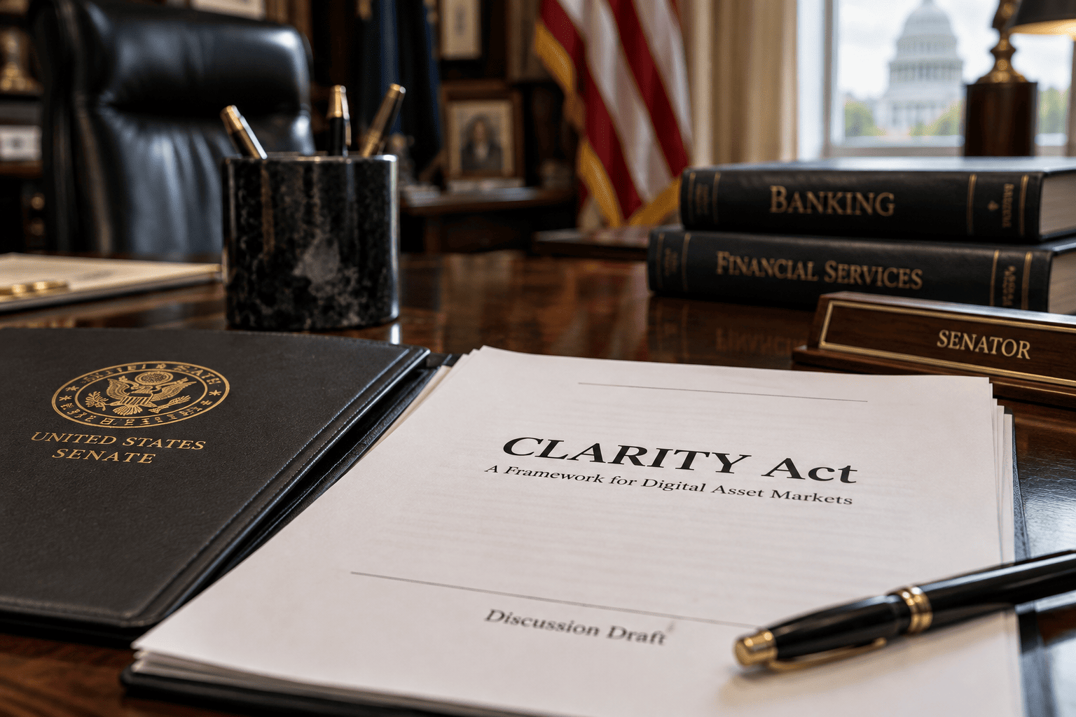 Senate Set for Tuesday Cloture Vote on Revised CLARITY Act