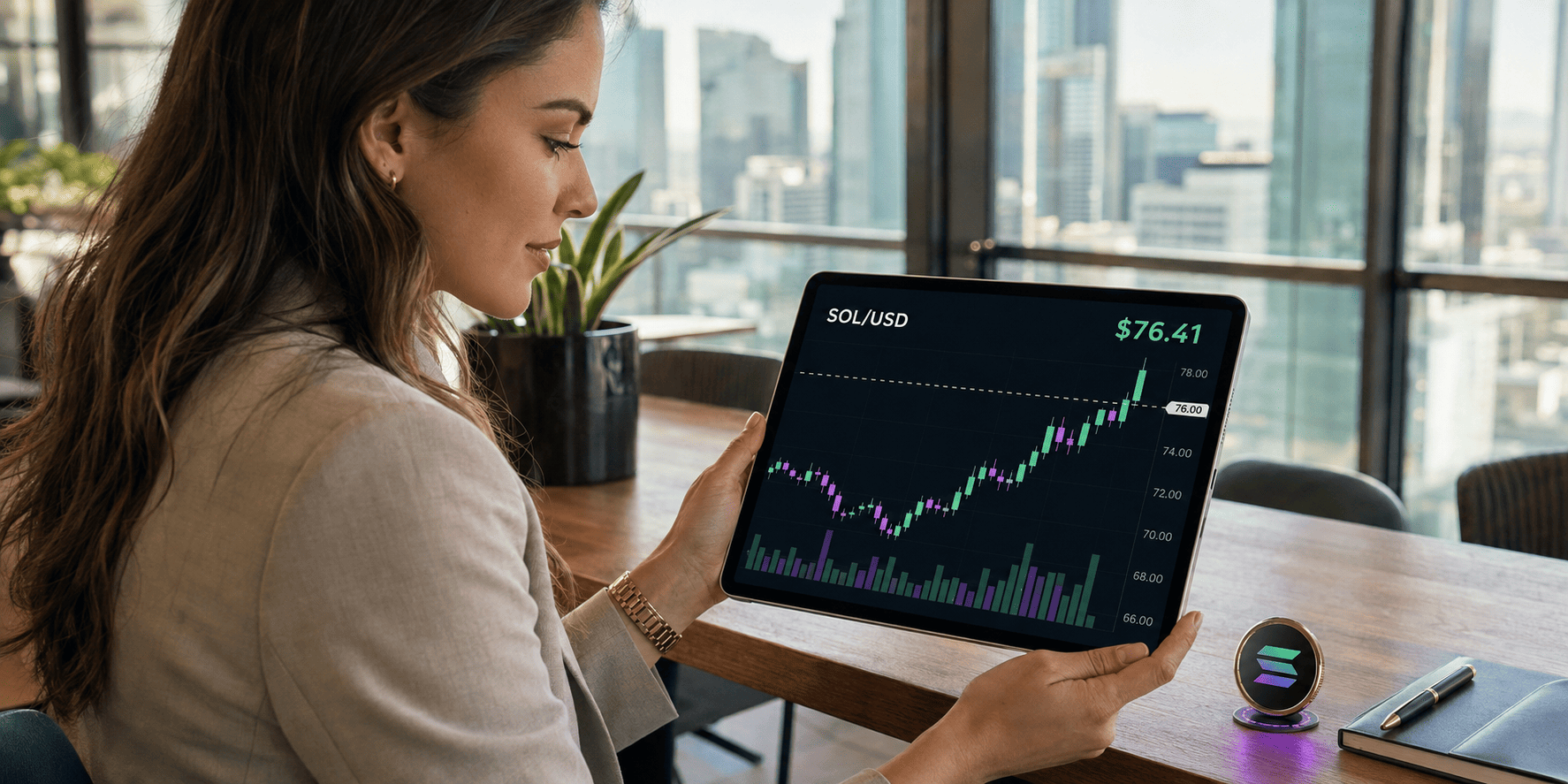 Solana holds above $76 as MoneyGram integration and ETF inflows fuel recovery