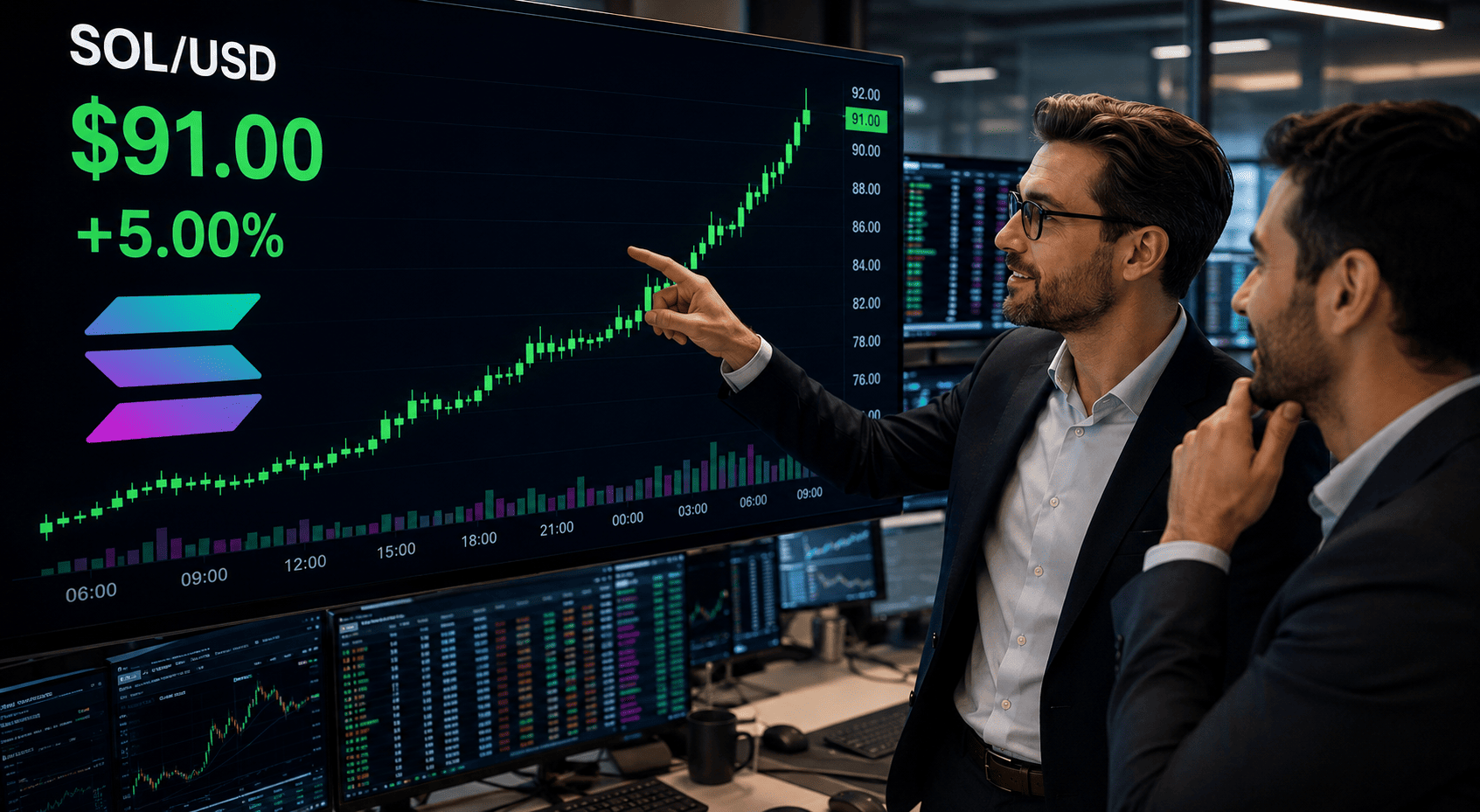 Solana tops $90 as ETF inflows hit three-week high; $96 next?