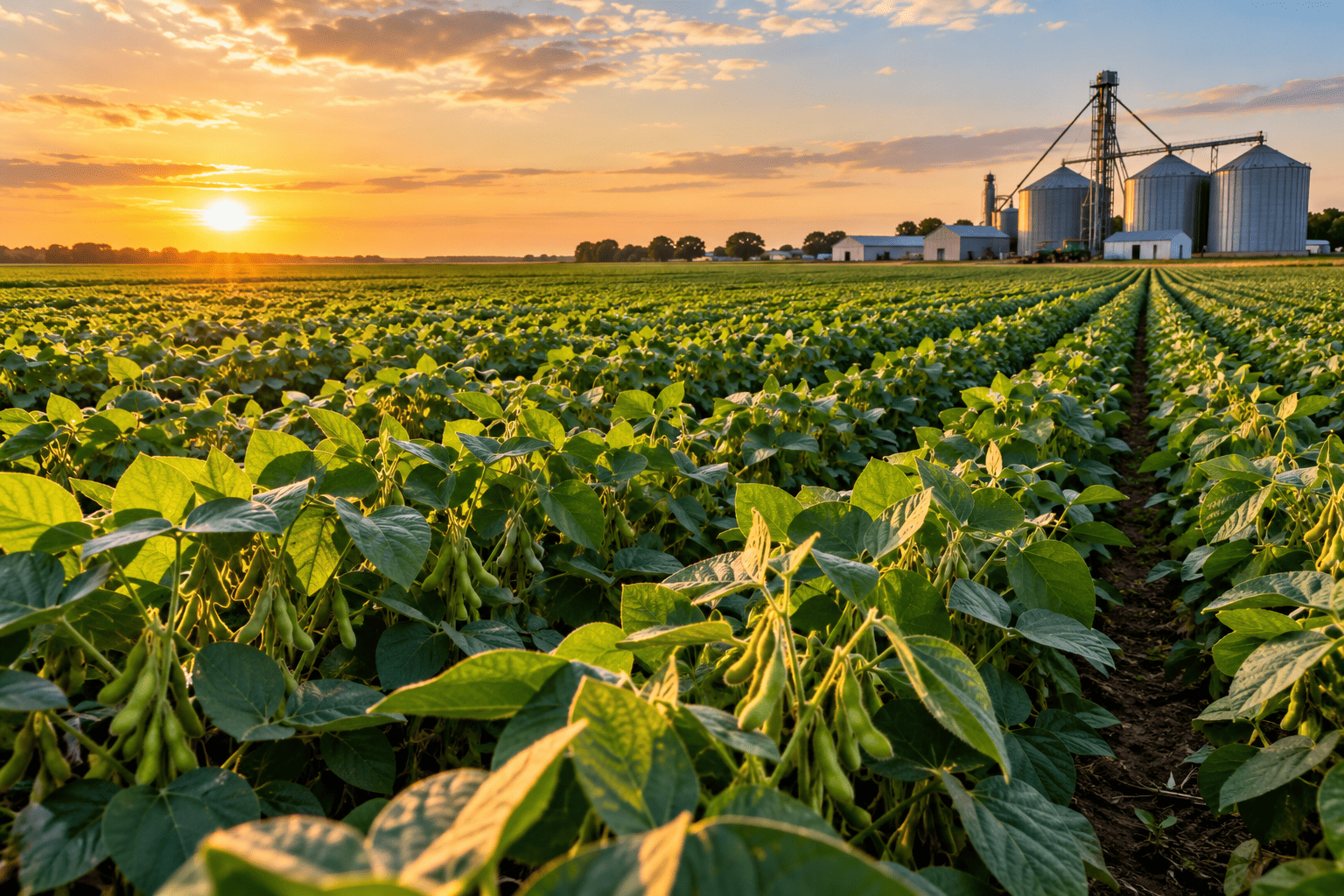 Soybean Futures Hold Range as Xi Visit and Crop Data Weigh