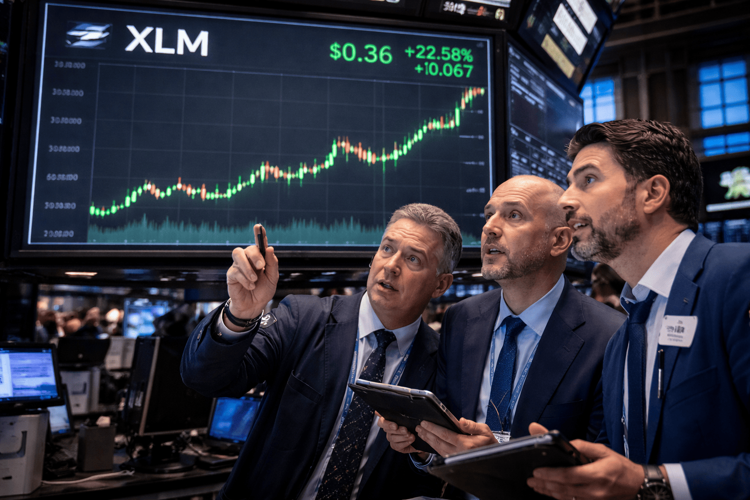 Stellar (XLM) Gains 3.5% as Network Transactions Hit Quarterly High