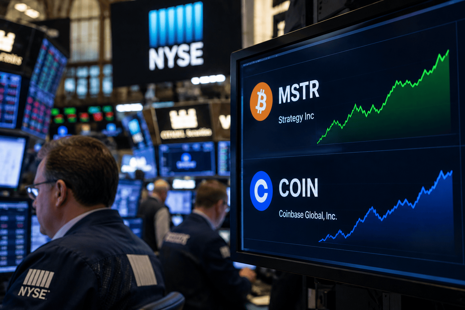 Strategy and Coinbase surge as Bitcoin reclaims $80K