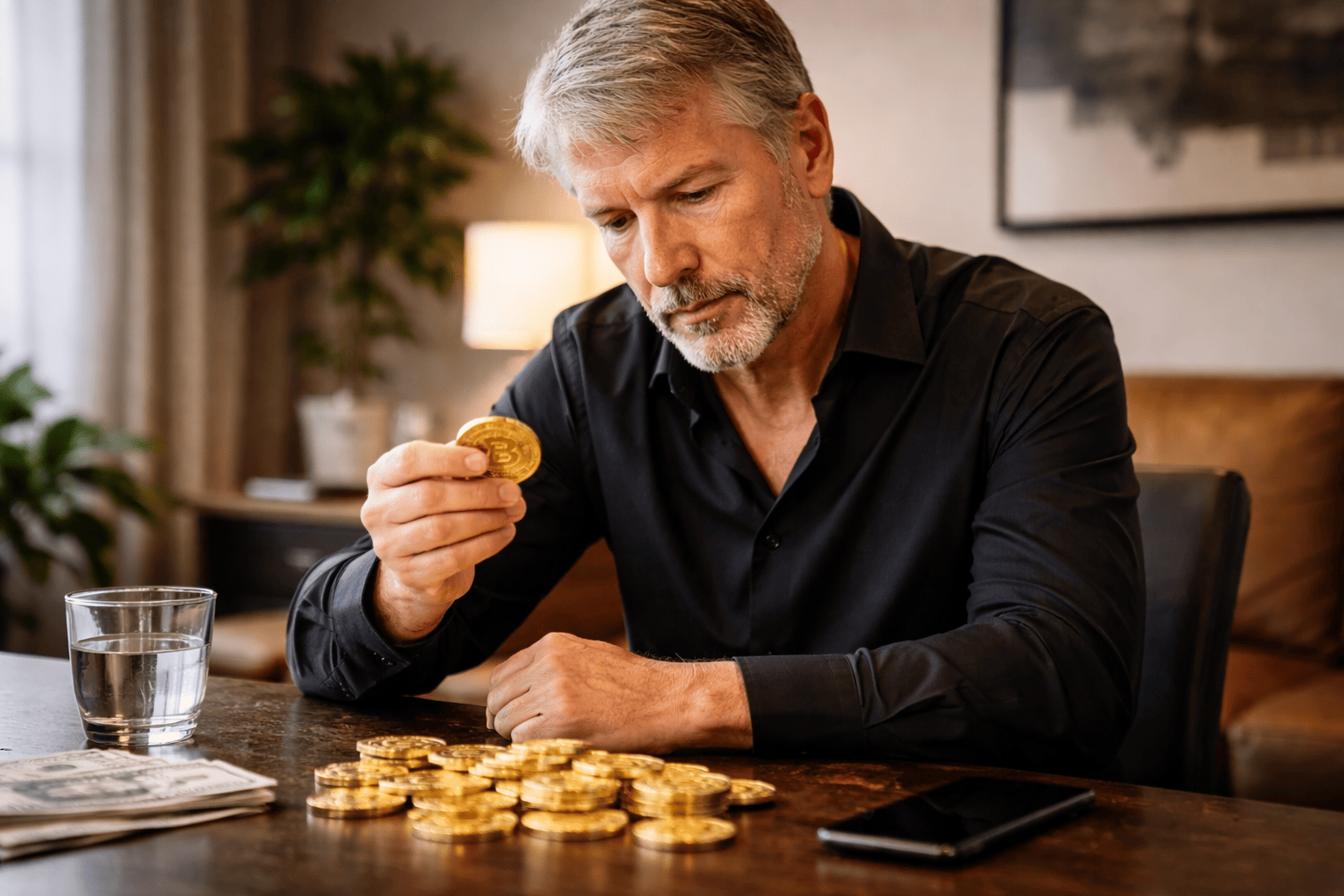Strategy Stock Rises as Bitcoin Buying Pause Extends to Five Weeks, Cash Reserves Hit $3.75B