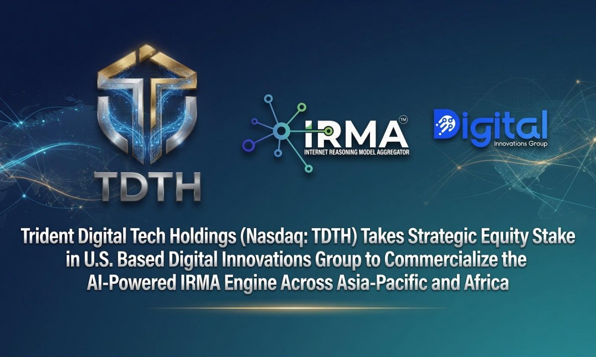 Trident Digital Tech Takes Strategic Stake in AI Firm Digital Innovations Group