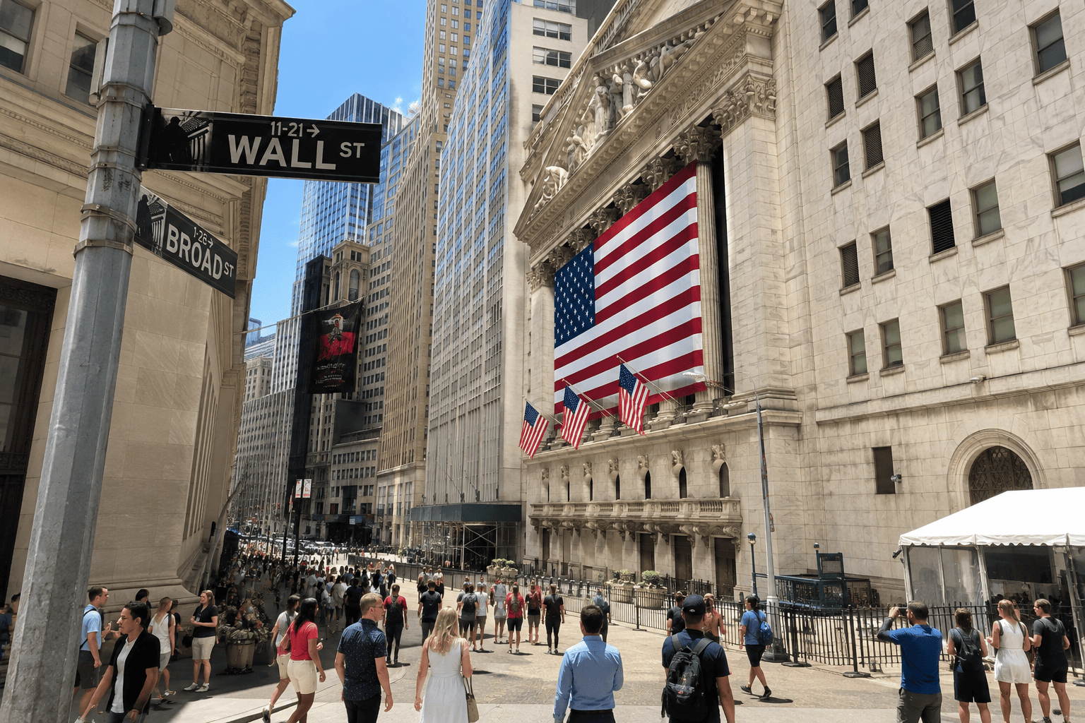 US stocks hover near records as cooling inflation masks labor market cracks
