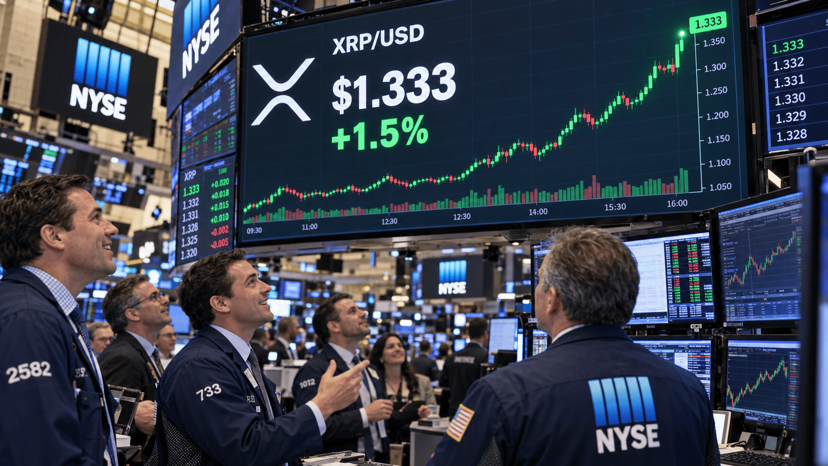 XRP Holds $1.32 Support After PPI Shock; $1.45 Breakout Key