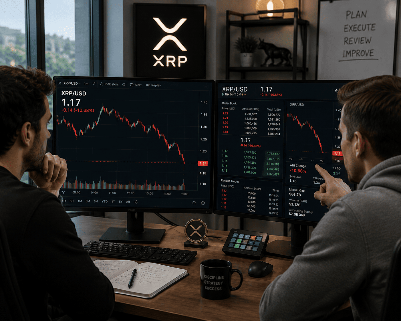 XRP Hovers Near $1.17 as RLUSD Adoption Gains Traction Amid Bearish Derivatives