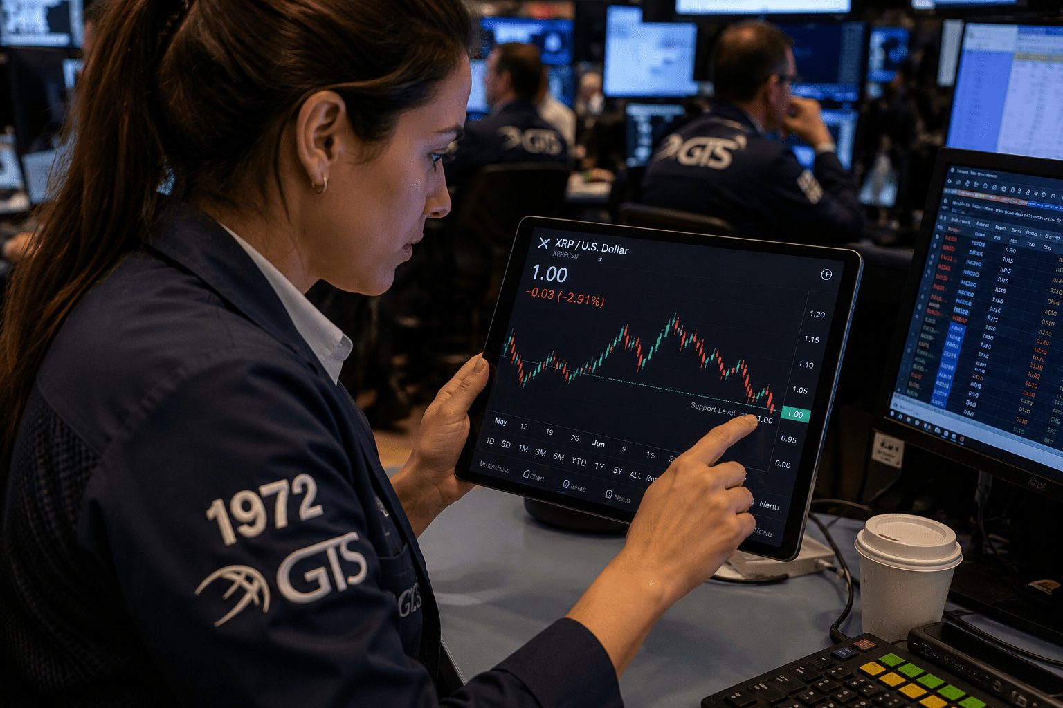 XRP Sell-Off Deepens as Bears Target Critical $1 Support Level