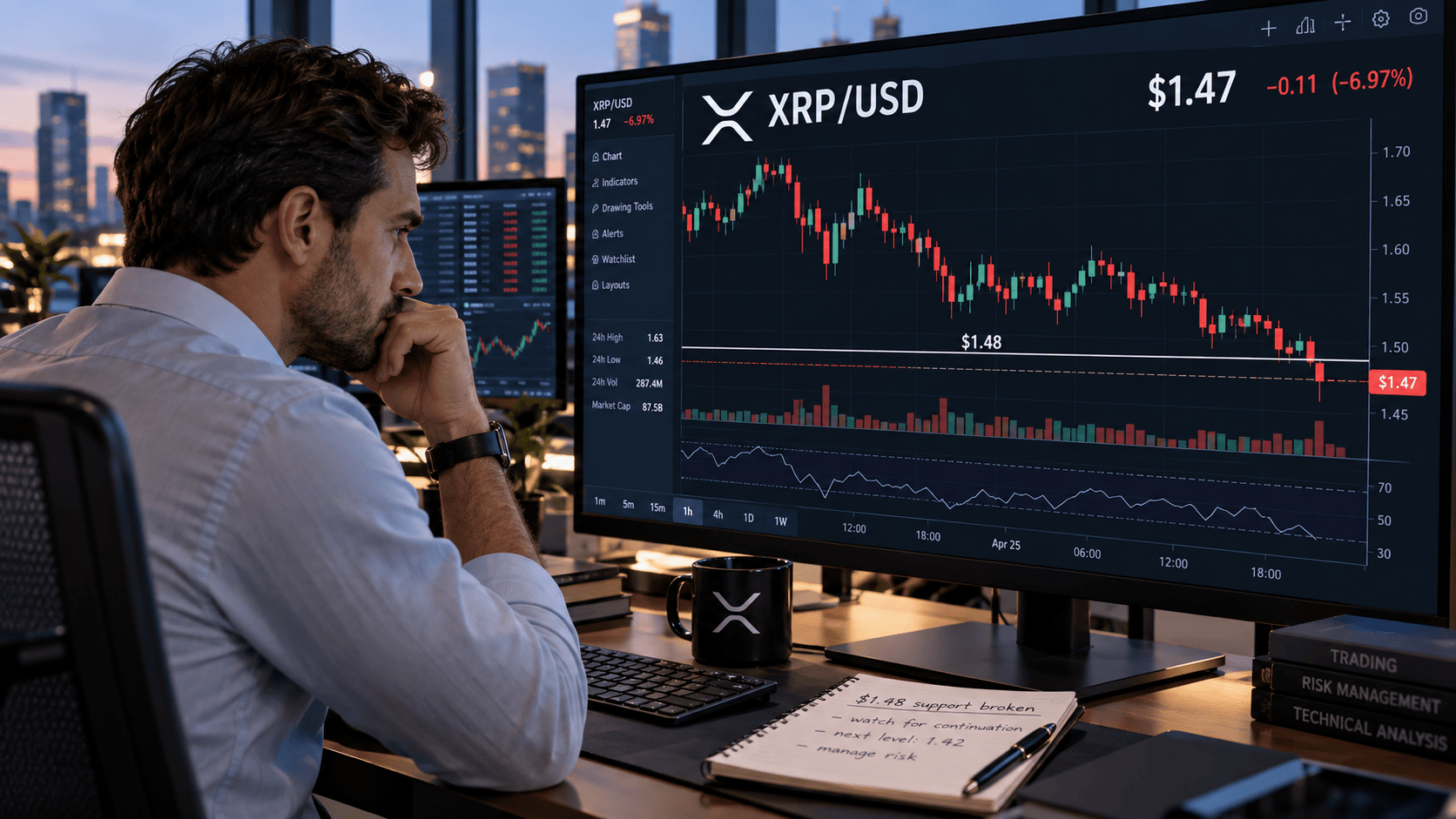 XRP Stays Flat Near $1.50 Despite Nasdaq Listing and Ledger Upgrades