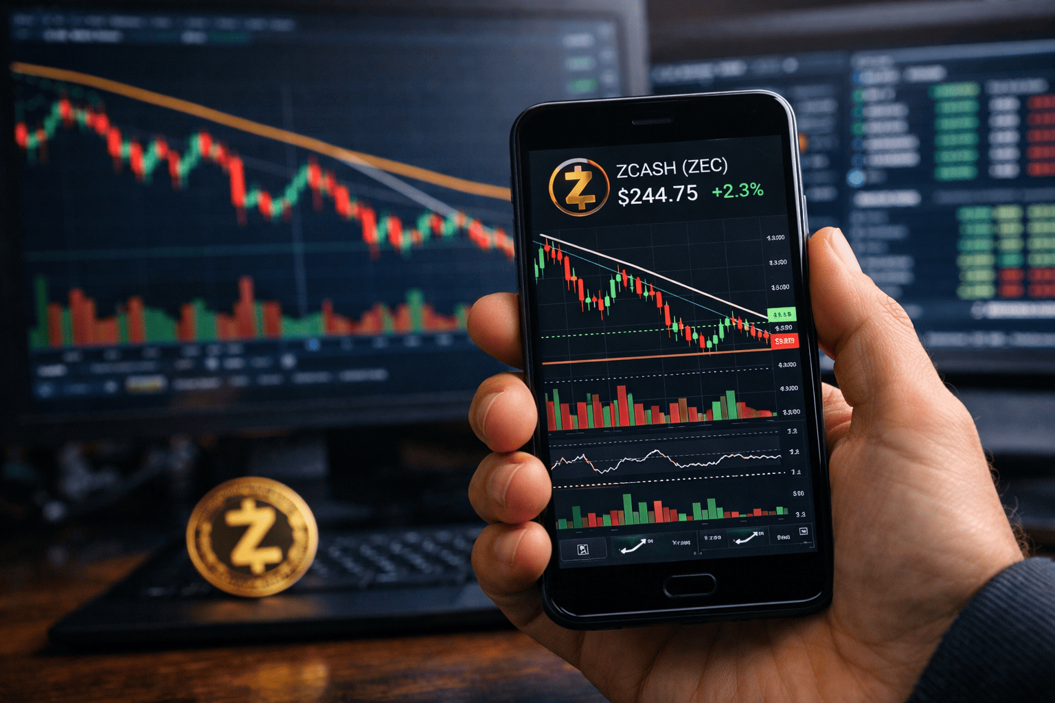 Zcash drops 12% as $1,000 support comes into focus