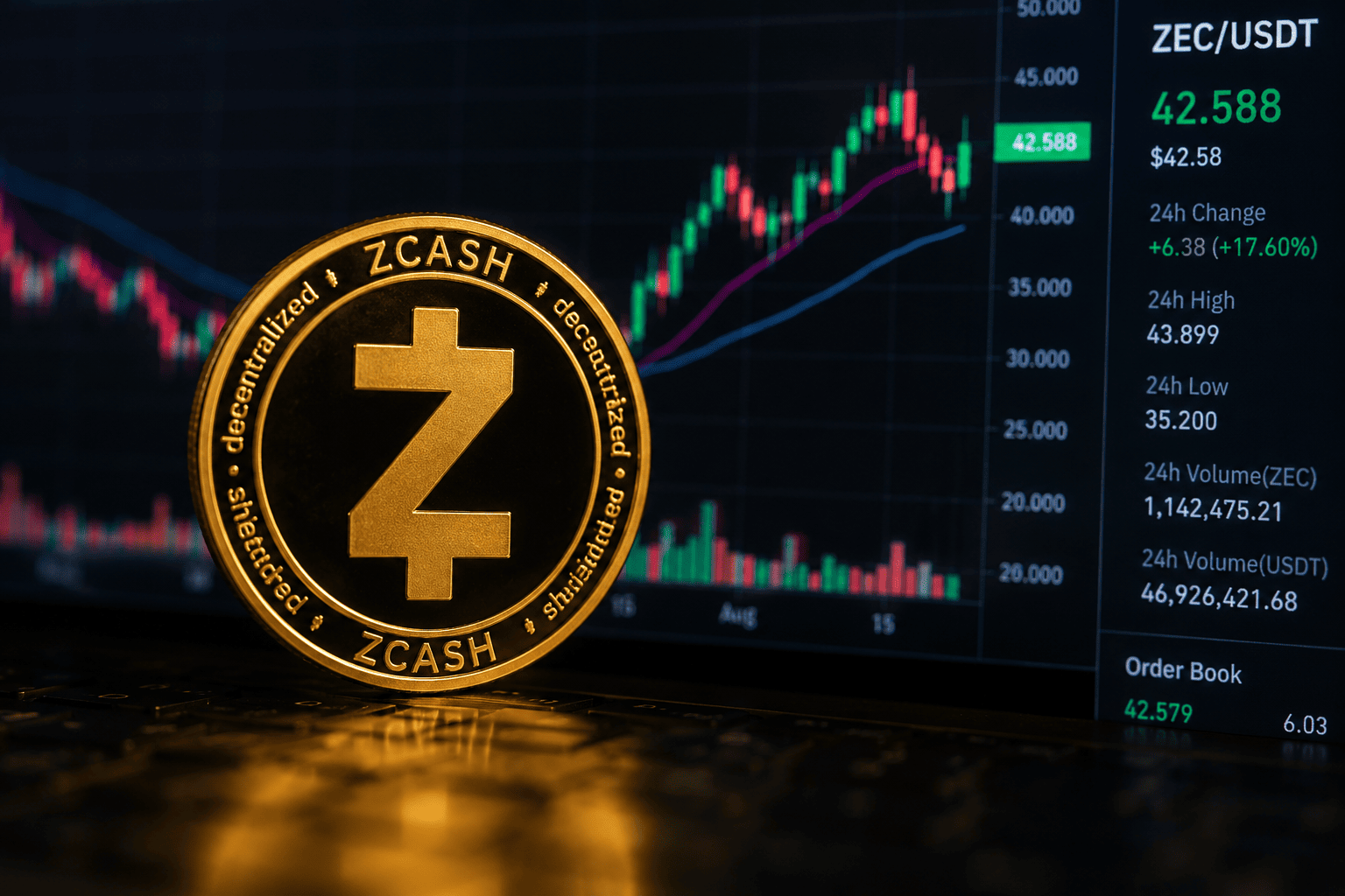Zcash rises 2.8% as $260M moves into Ironwood shielded pool