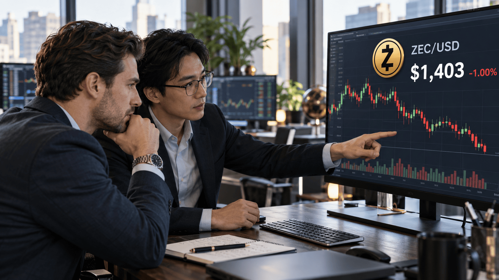 Zcash Stabilizes Near $1,400 as ETF Outflows Cloud Recovery Outlook