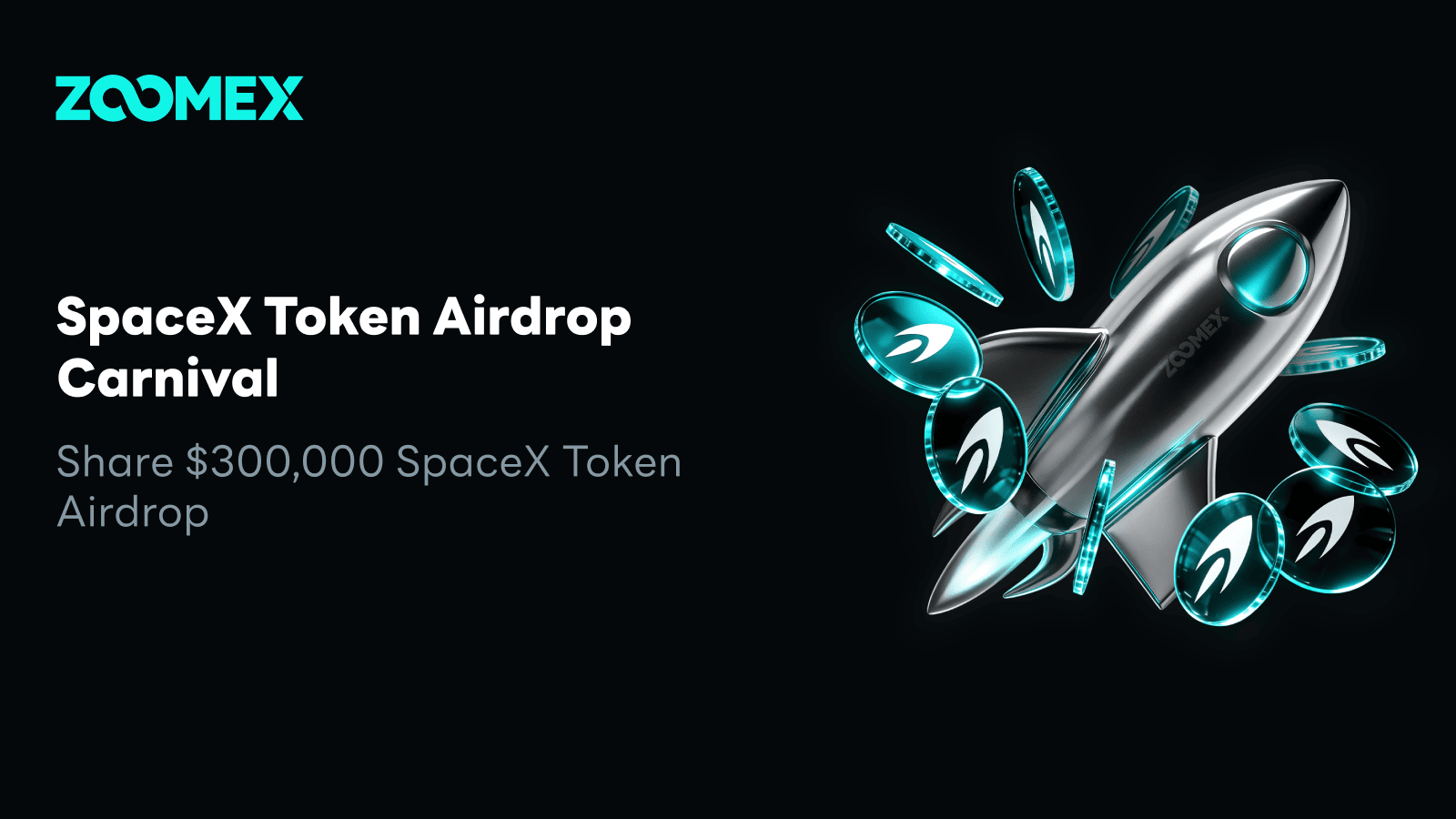 Zoomex Launches $300K Airdrop for SpaceX Token, Expanding RWA Access to Private Tech